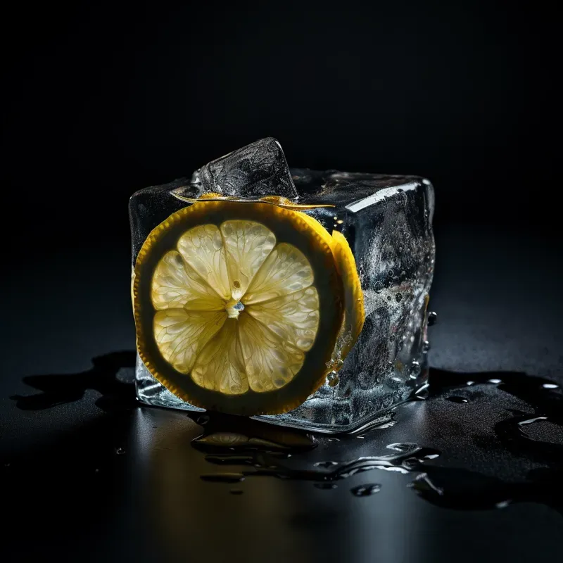 Frozen Objects In Ice Cubes