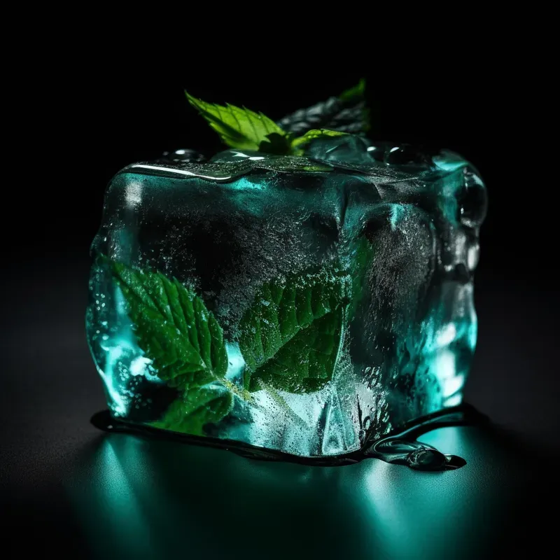 Frozen Objects In Ice Cubes