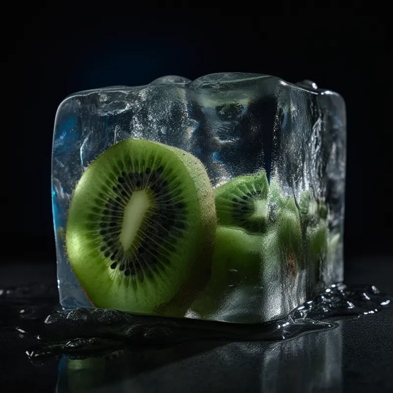Frozen Objects In Ice Cubes
