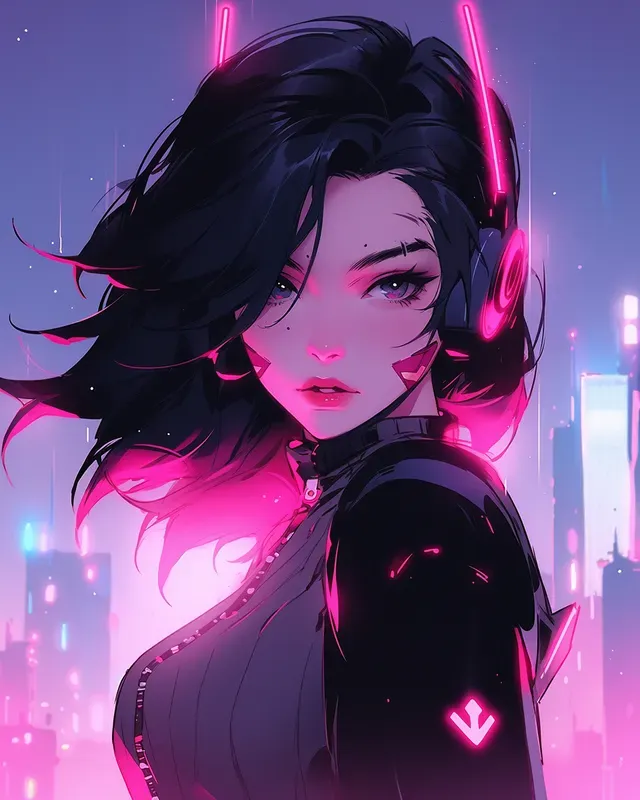 Cyberpunk Style Anime Characters