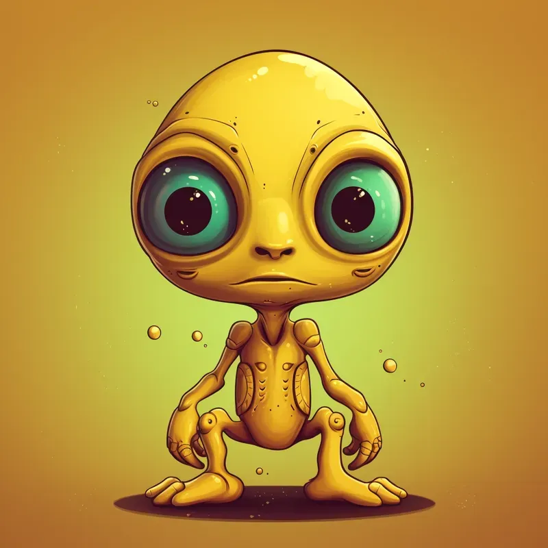 Cute Alien Characters