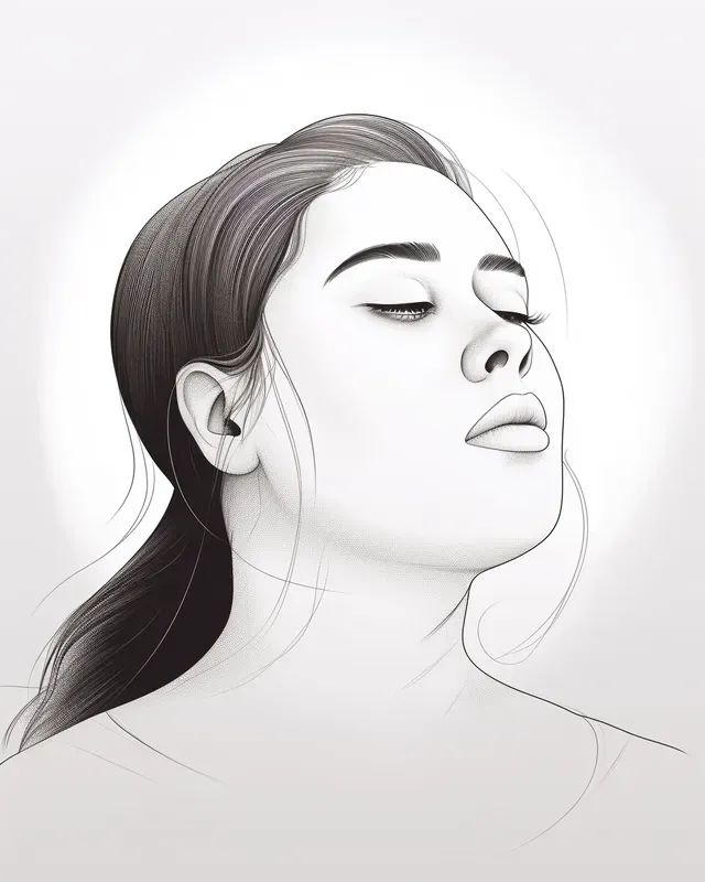 Line Art Vector Portraits