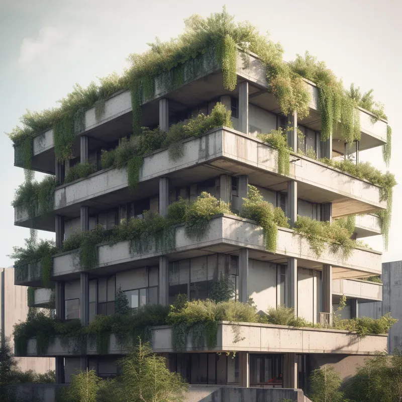 Eco Brutalist Architectures