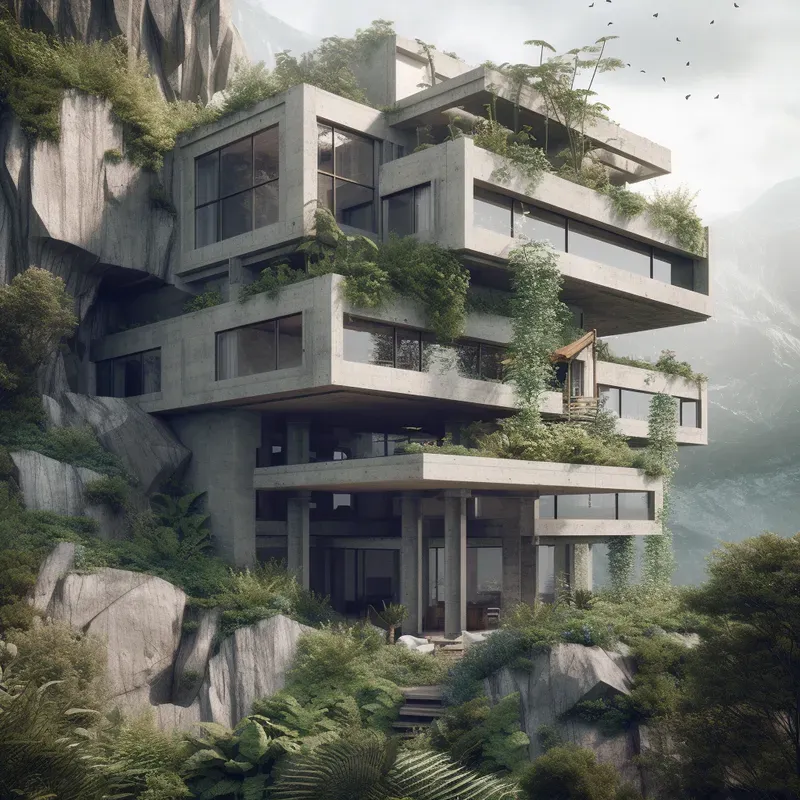 Eco Brutalist Architectures