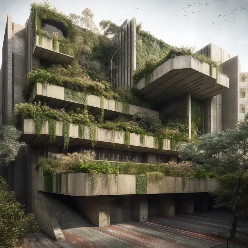 Eco Brutalist Architectures