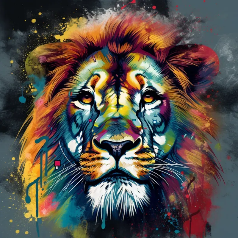Graffiti Style Animals