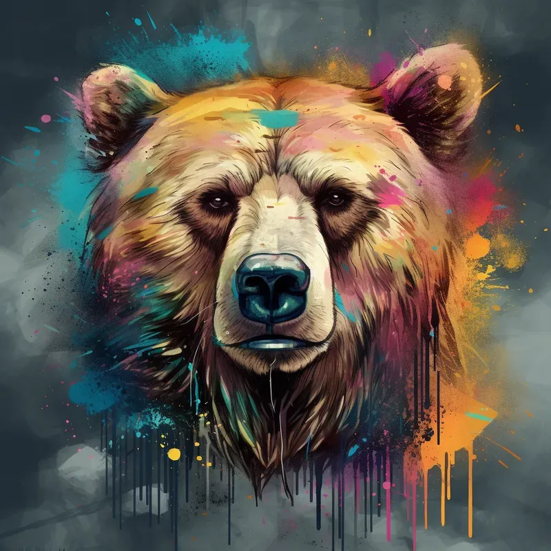 Graffiti Style Animals