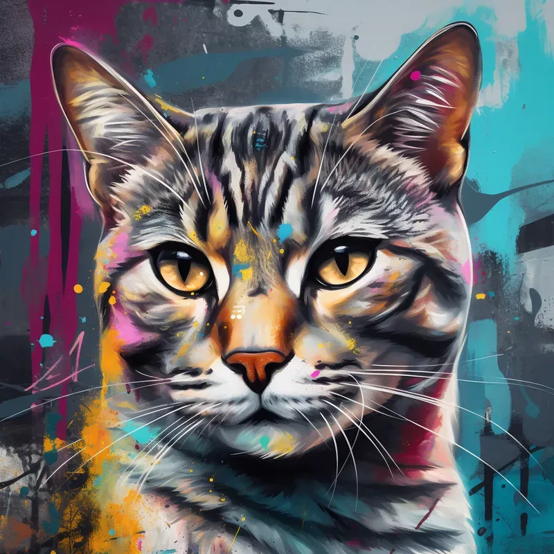Graffiti Style Animals