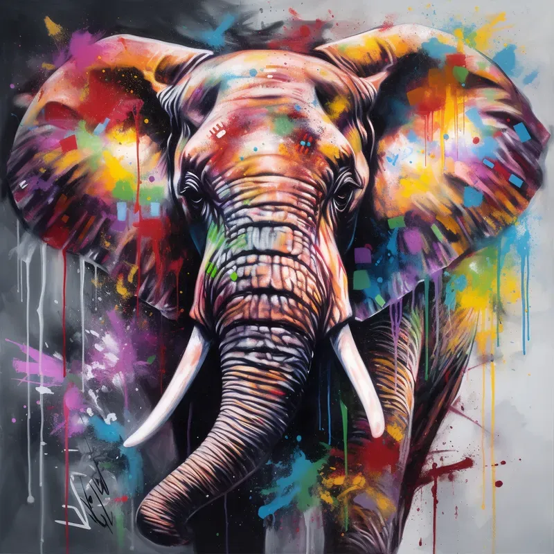 Graffiti Style Animals