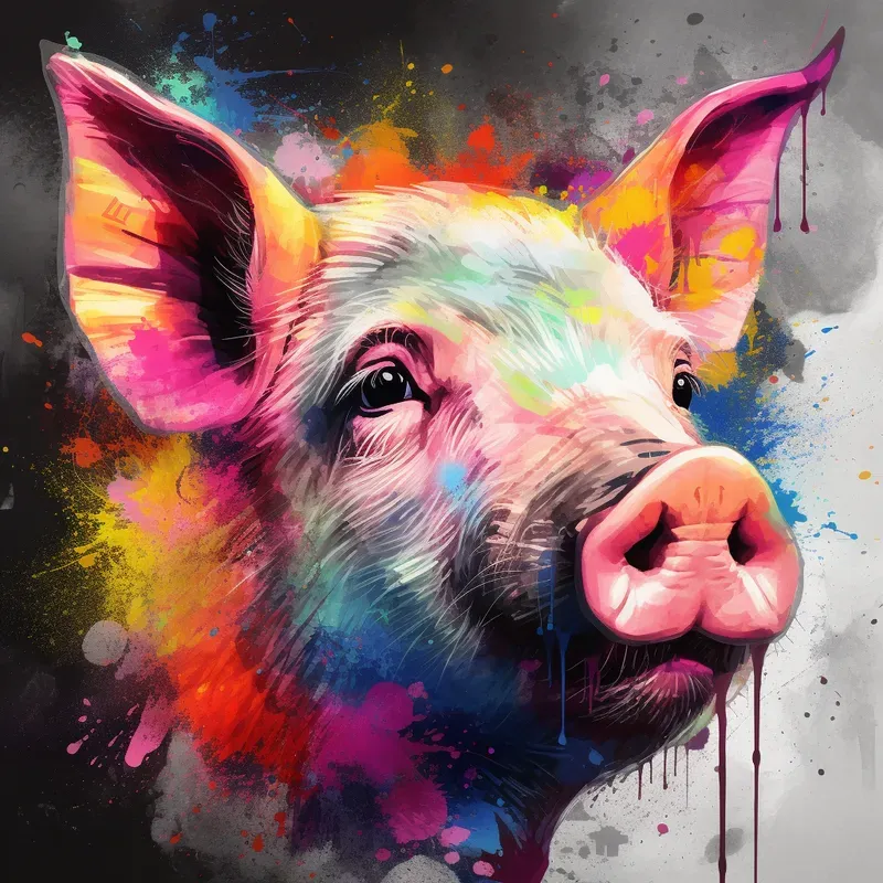 Graffiti Style Animals
