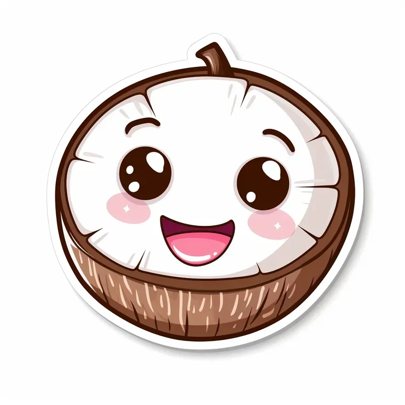 Kawaii Fruit Stickers