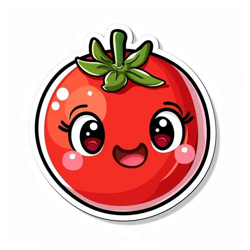 Kawaii Fruit Stickers