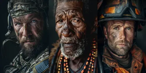 Realistic Portraits generated by midjourney
