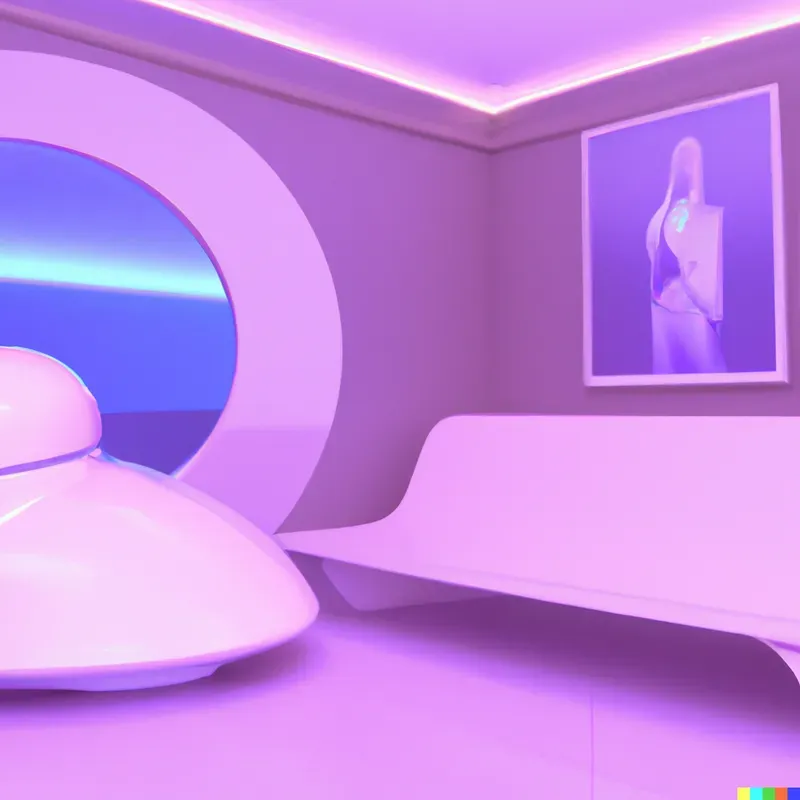 Dreamy Space Age Interior Design