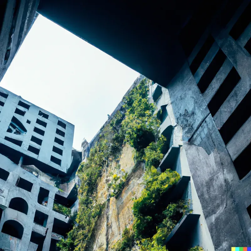 Eco-brutalist Dystopia
