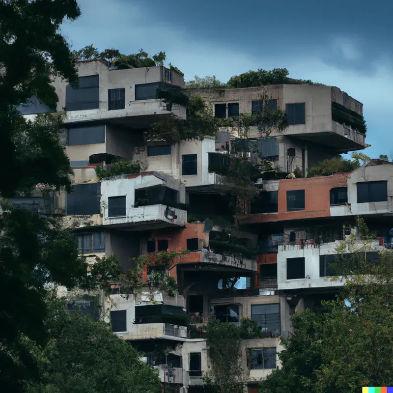 Eco-brutalist Dystopia