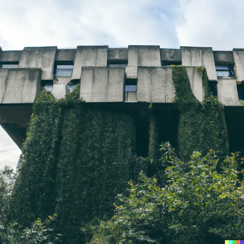 Eco-brutalist Dystopia