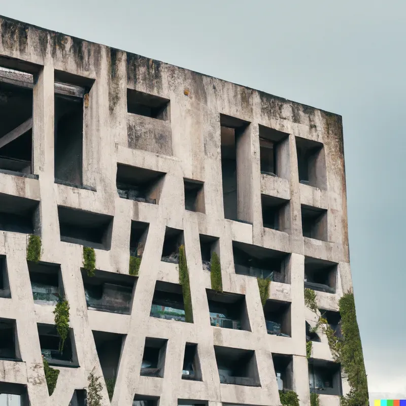 Eco-brutalist Dystopia
