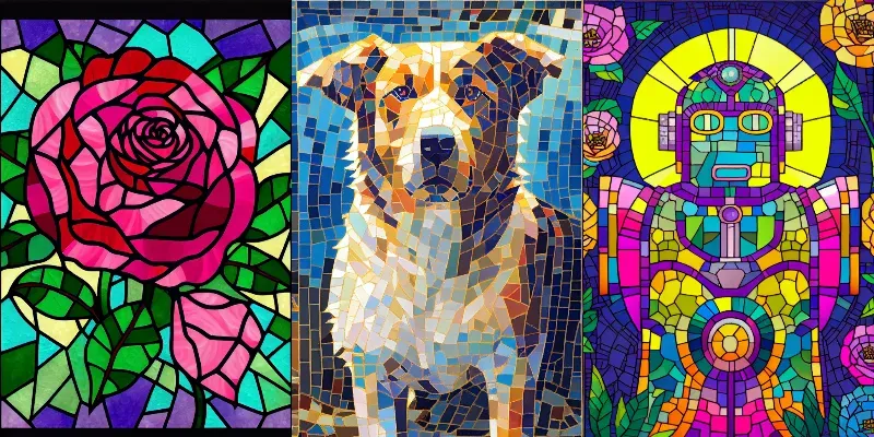 Unique Mosaic Art generated by undefined