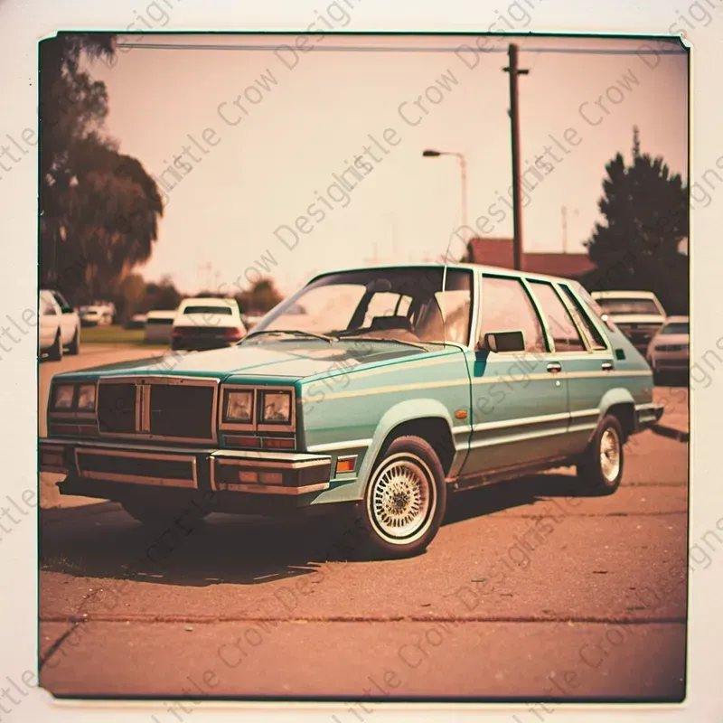 70s Polaroid Style