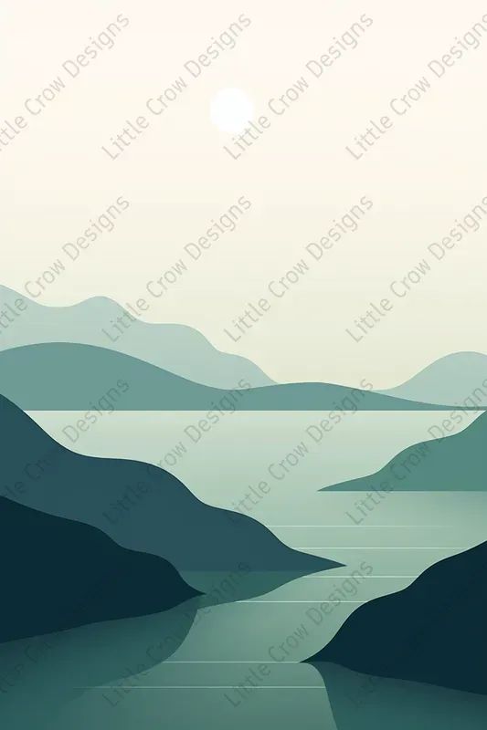 Graphic Landscape Posters