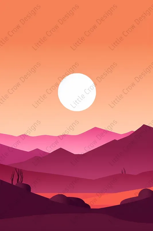 Graphic Landscape Posters