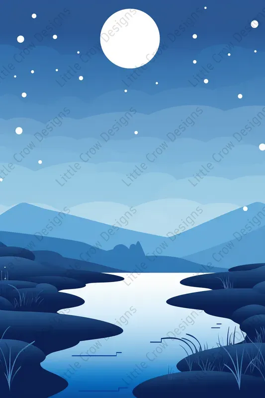 Graphic Landscape Posters