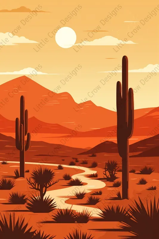 Graphic Landscape Posters