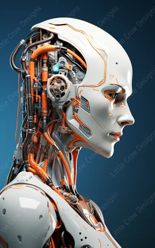 Robot Cyborg Studio Portraits