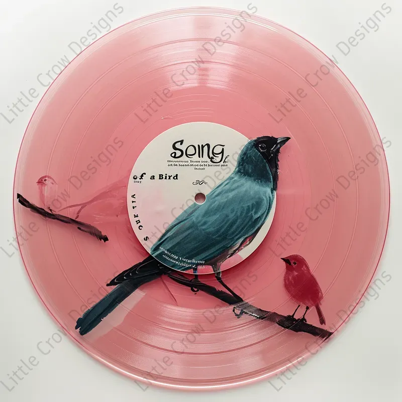 Realistic 3D Vinyl Records