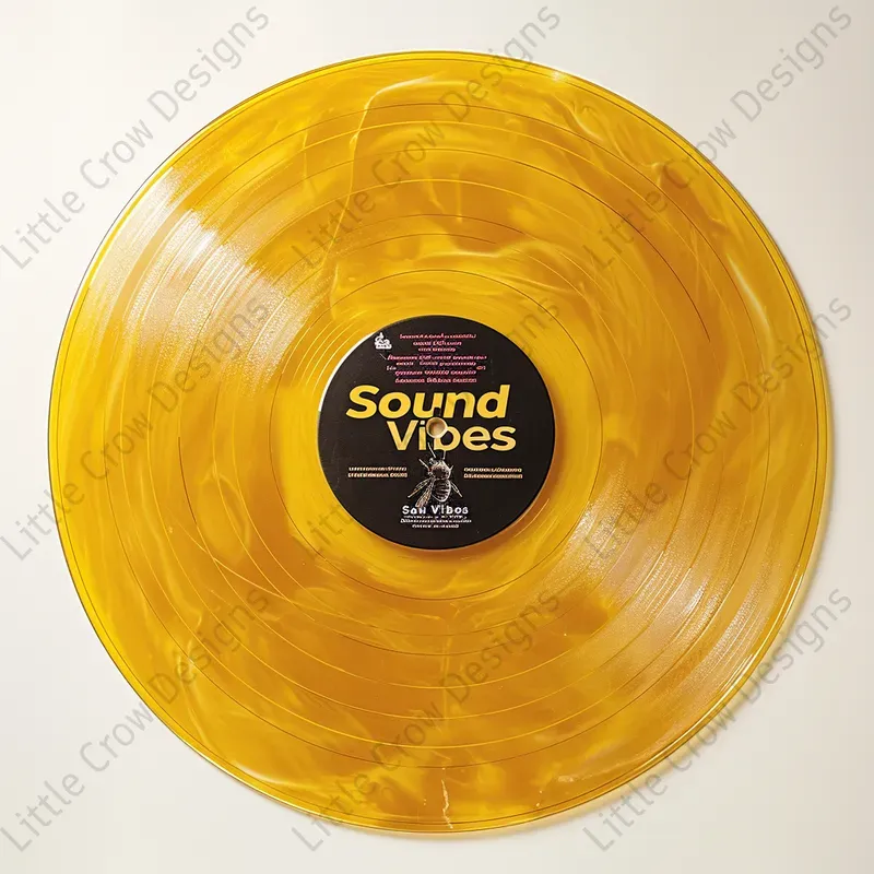 Realistic 3D Vinyl Records
