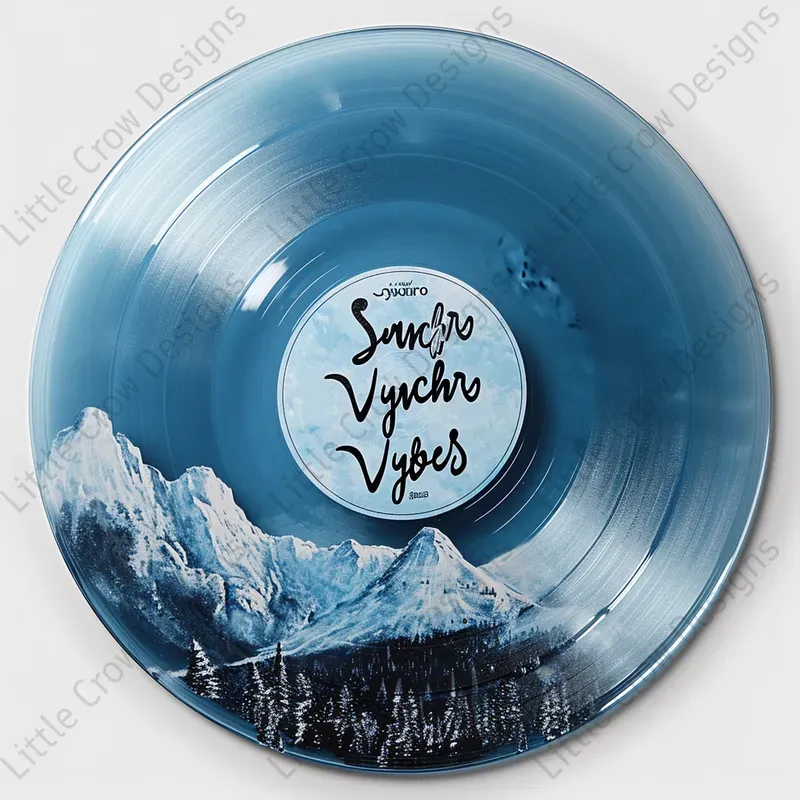 Realistic 3D Vinyl Records