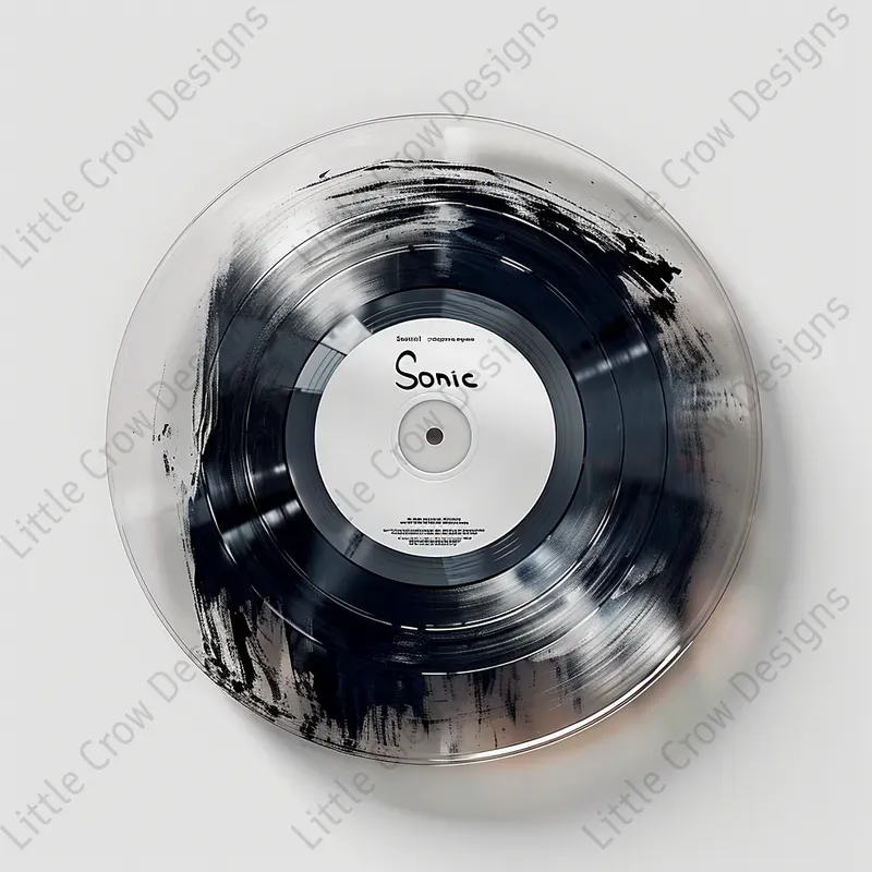 Realistic 3D Vinyl Records