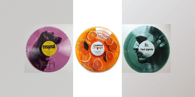 Realistic 3D Vinyl Records generated by undefined