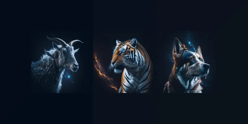 Space Photography Of Animals generated by undefined