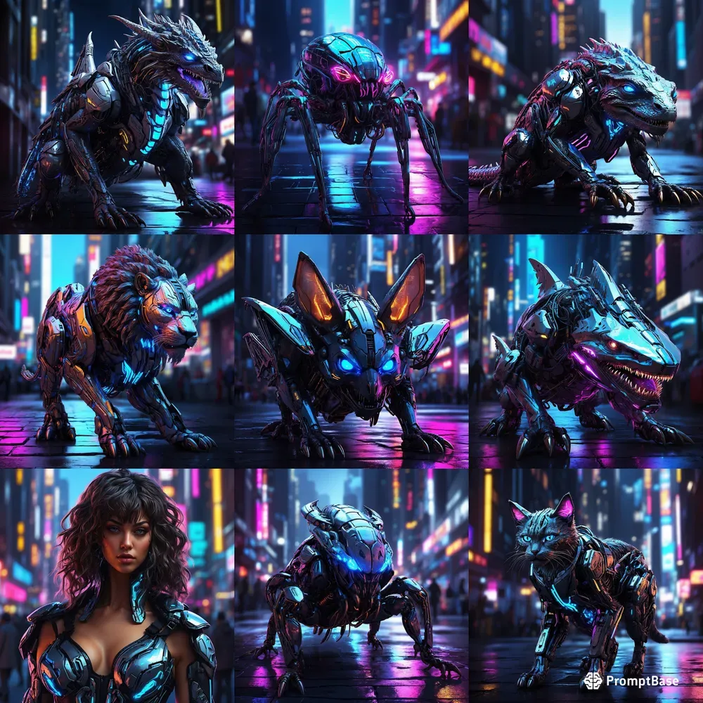 Futuristic Night Hunters