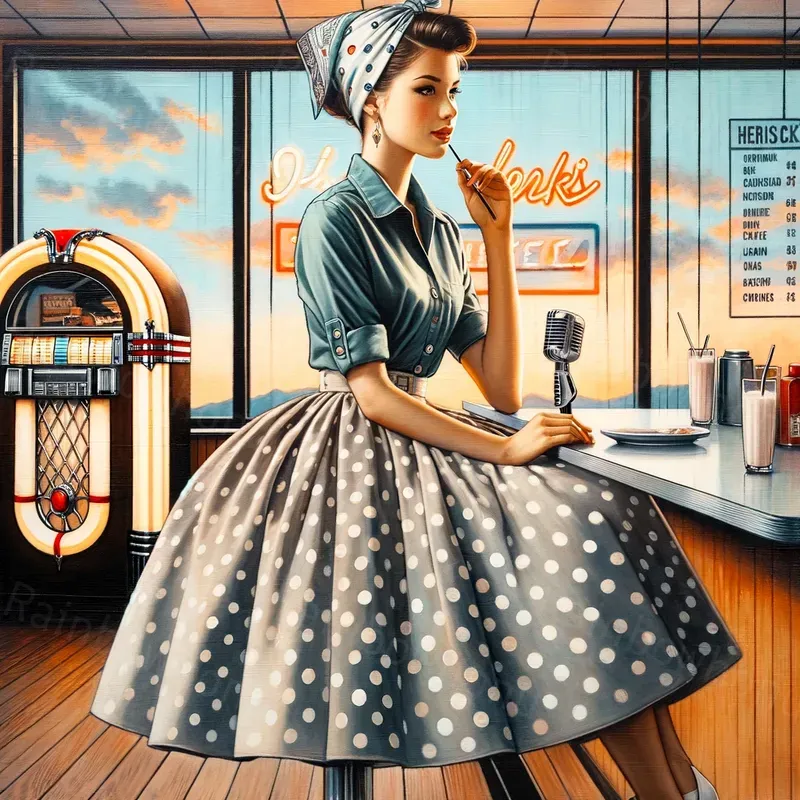 Hand Drawings 1950s Americanas