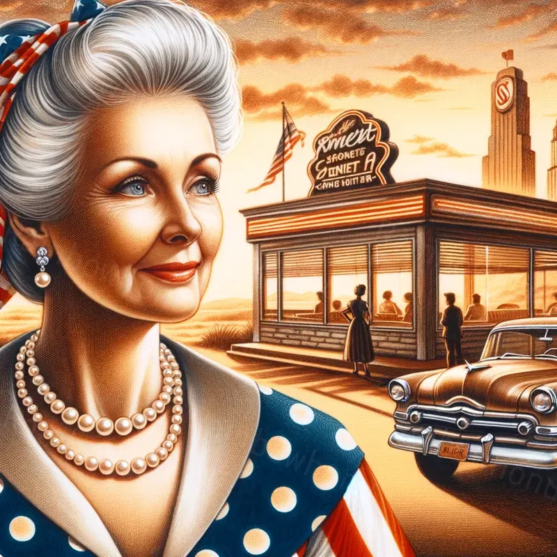 Hand Drawings 1950s Americanas