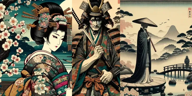 Ukiyo-e Hierarchy Art In The Edo-period generated by undefined