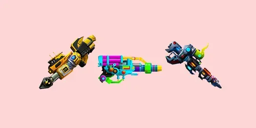 Videogame Weapons generated by dalle