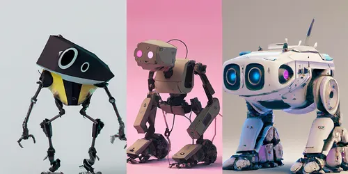 Unique Stylized Robot Generator generated by dalle