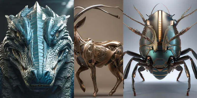 Alienoid Cyborg Animals generated by undefined