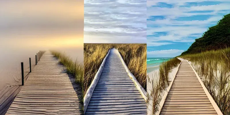 Beach Boardwalk generated by undefined