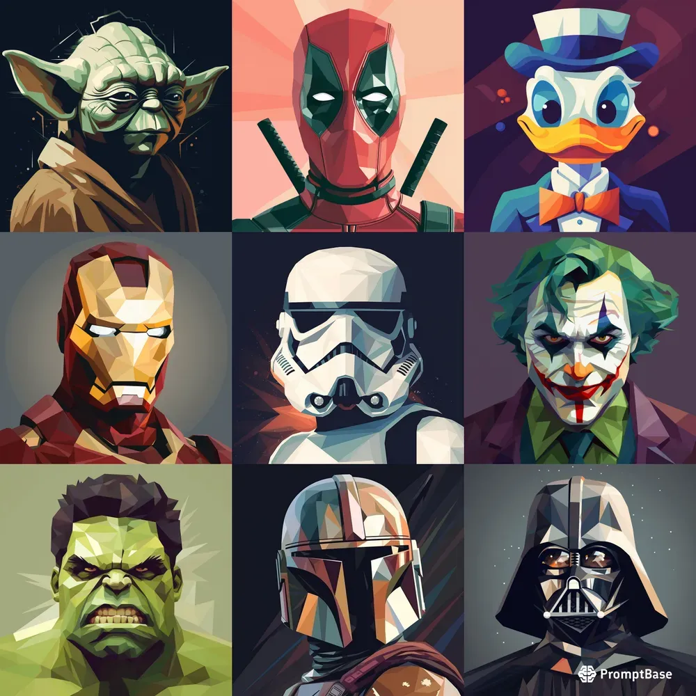 Poster Art Characters Fiction Designs