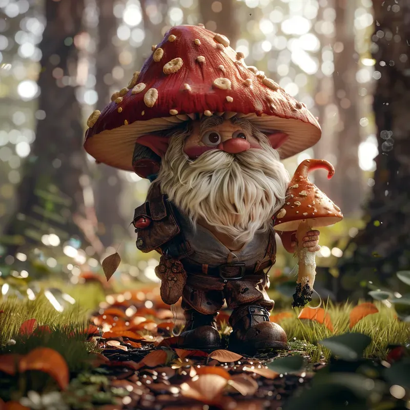 Whimsical Gnomes In Realistic Scenes