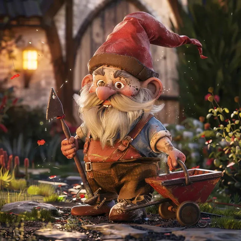 Whimsical Gnomes In Realistic Scenes