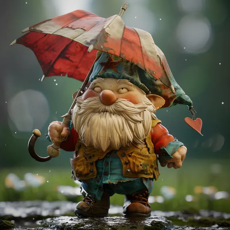 Whimsical Gnomes In Realistic Scenes