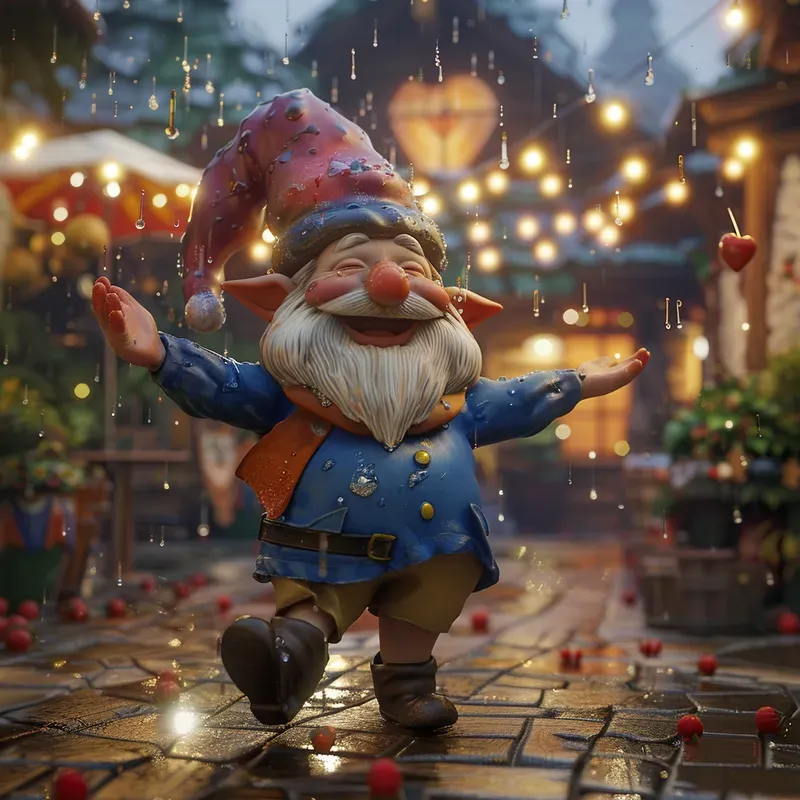 Whimsical Gnomes In Realistic Scenes