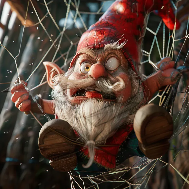 Whimsical Gnomes In Realistic Scenes