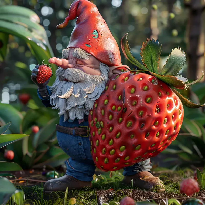 Whimsical Gnomes In Realistic Scenes